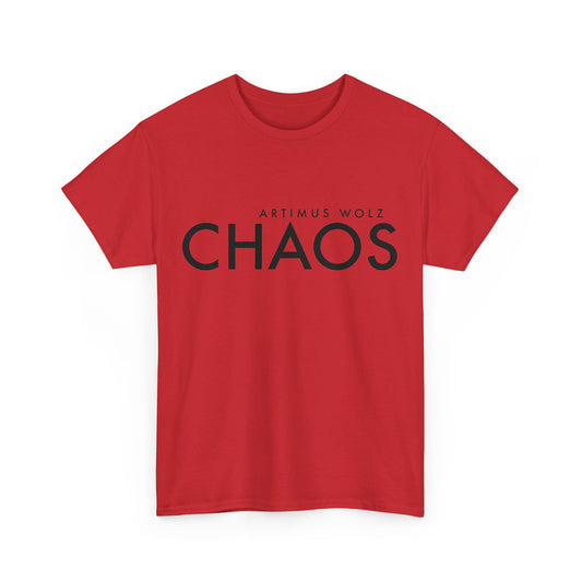 Chaos Black Logo Crew Neck Tee