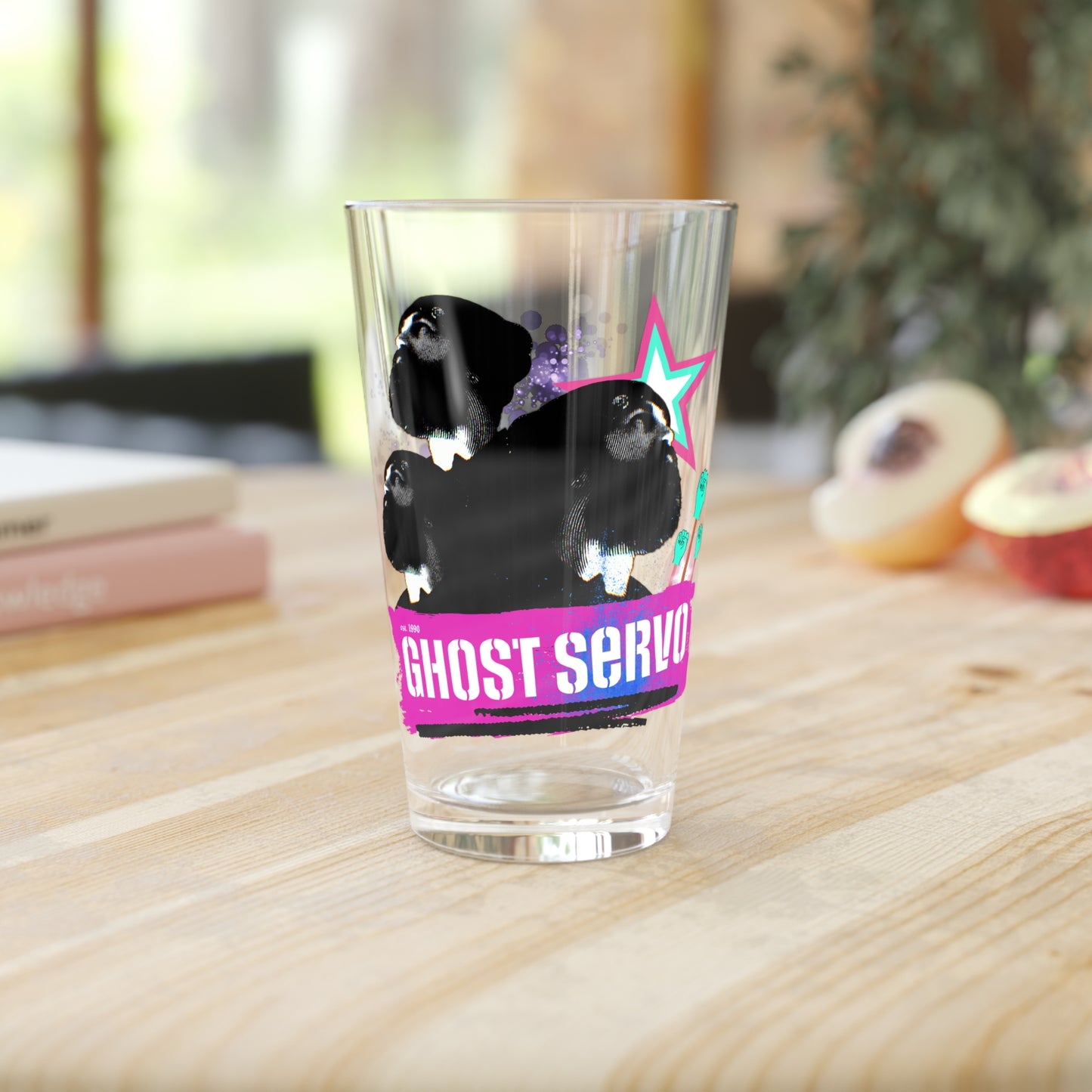 Ghost Servo Vanity Pint Glass, 16oz