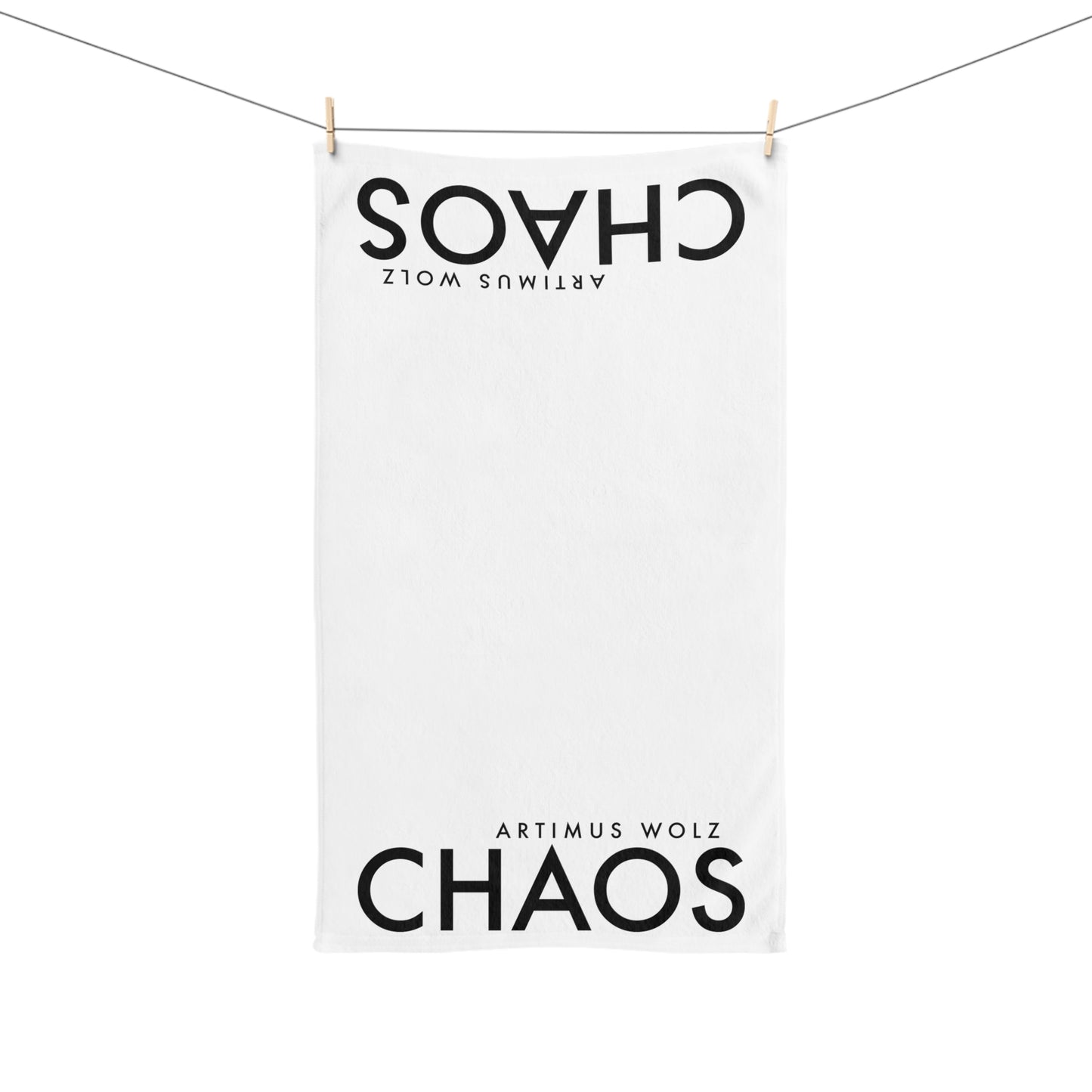 Artimus Wolz Chaos Logo Hand Towel