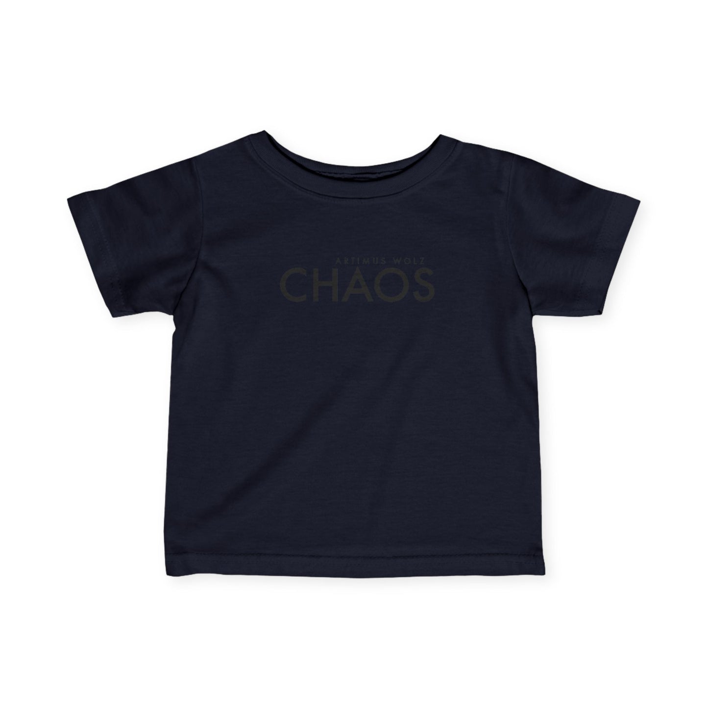 Artimus Wolz Chaos Baby Fine Jersey Tee (Black Logo)