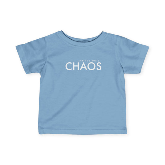 Artimus Wolz Chaos Baby Fine Jersey Tee (White Logo)