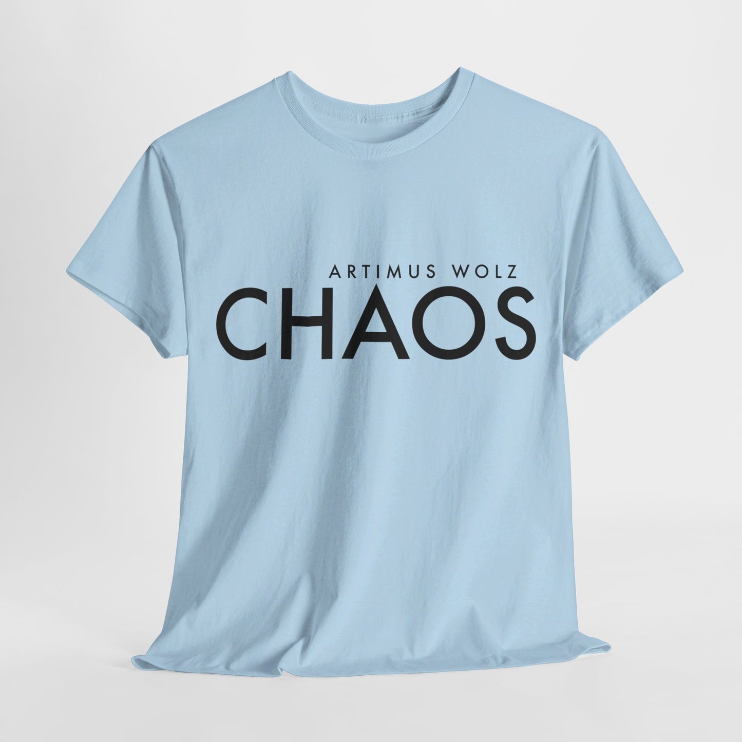 Chaos Black Logo Crew Neck Tee