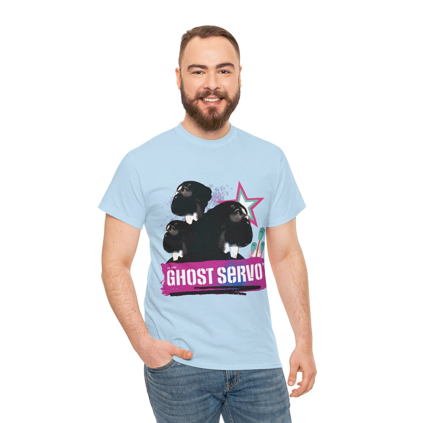 Ghost Servo Vanity Crew Neck Tee