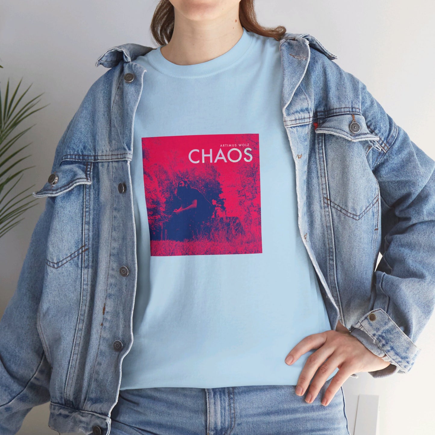 Chaos Album Art Crew Neck Tee