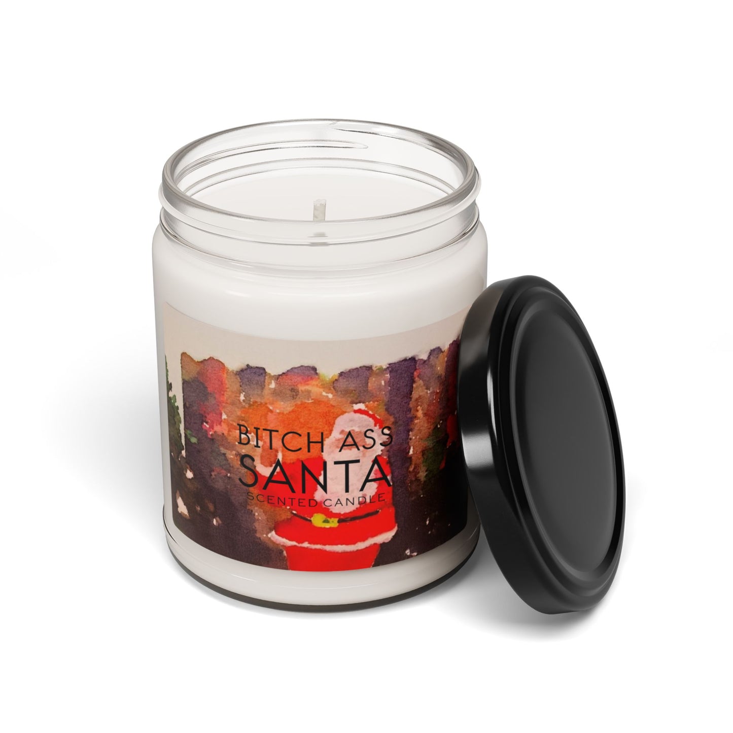 Bitch-Ass Santa Soy Candle, 9oz