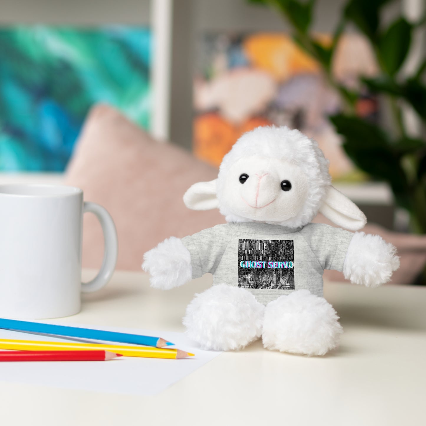 Ghost Servo Stuffed Animals with Tee