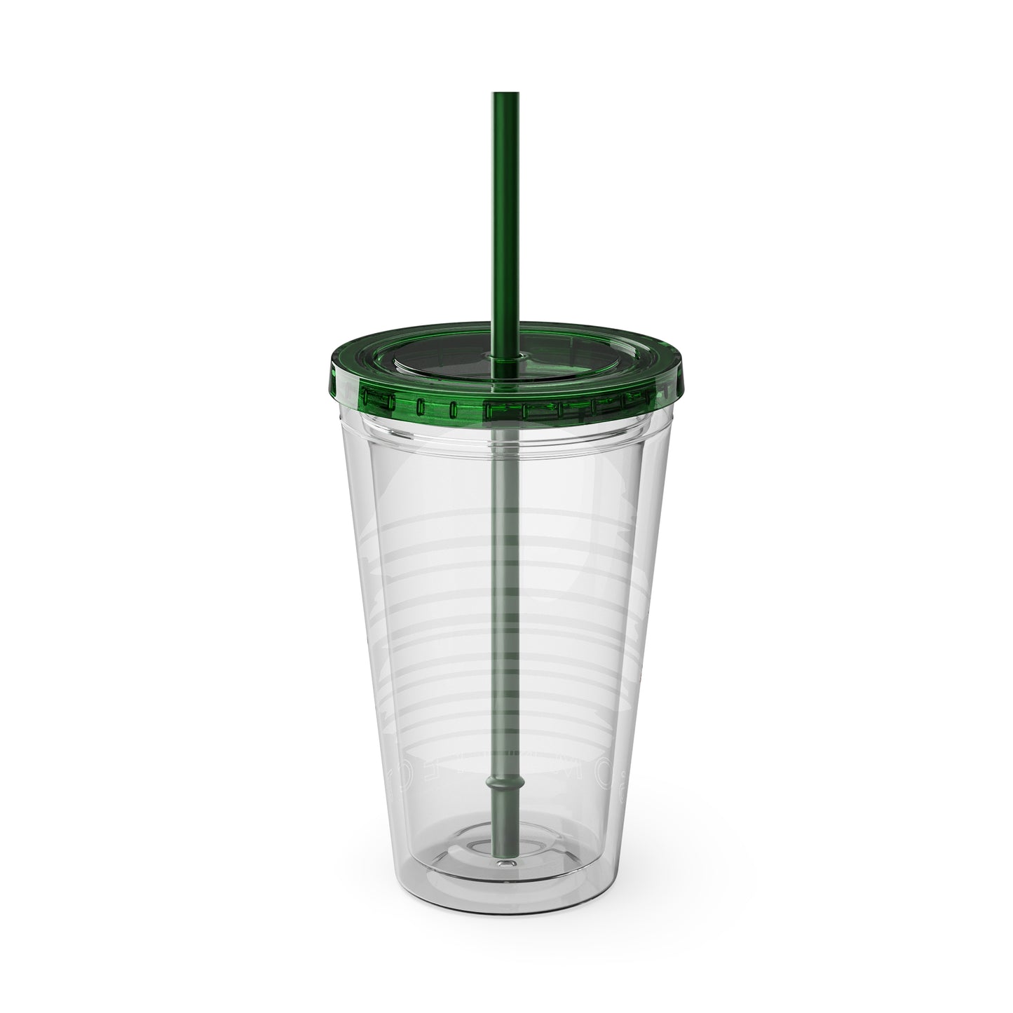 SOMNITECT Vaporwave Sunsplash Tumbler with Straw, 16oz