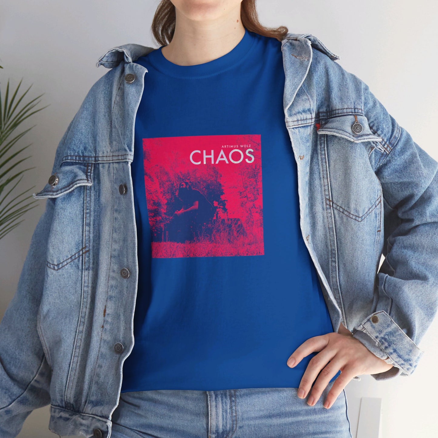 Chaos Album Art Crew Neck Tee