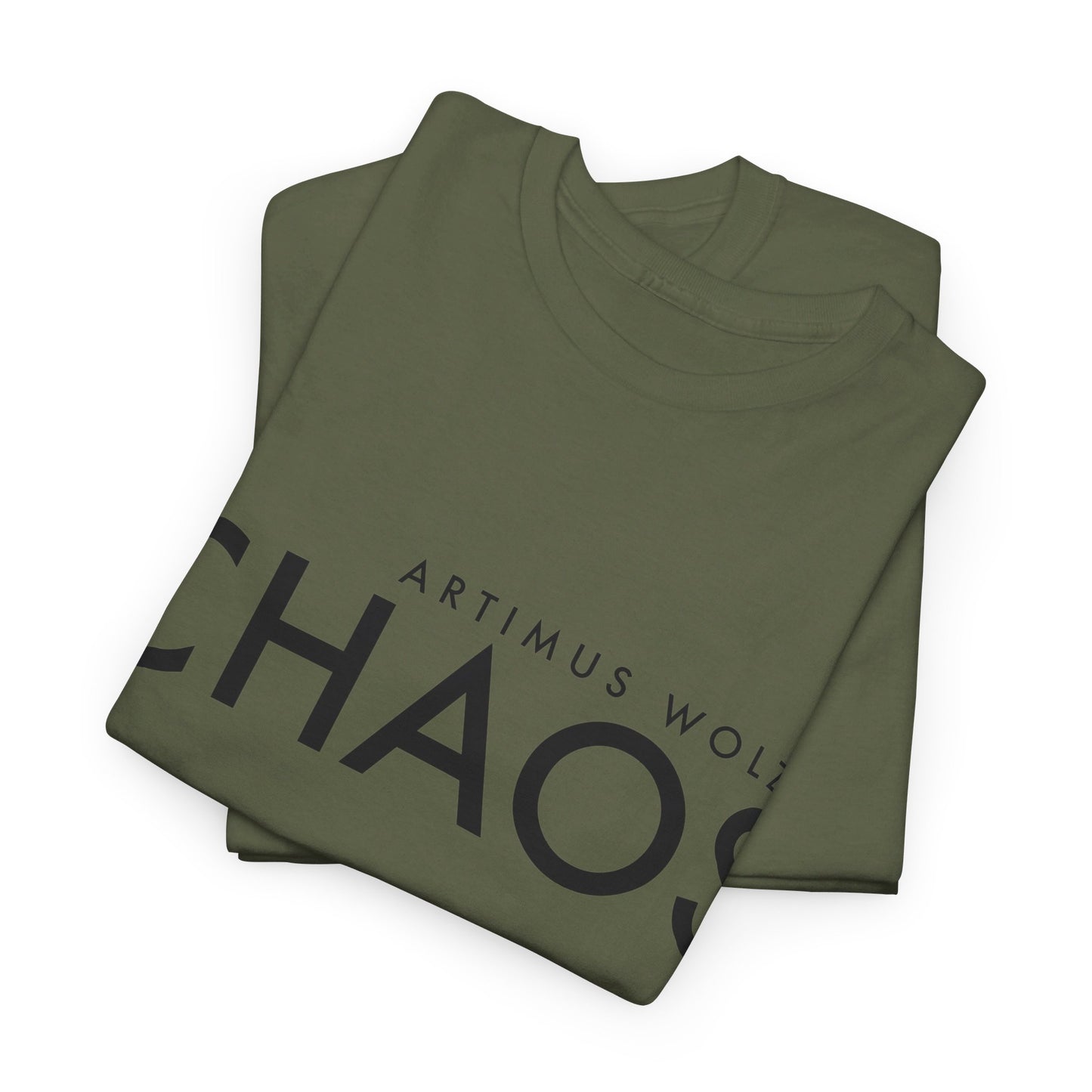 Chaos Black Logo Crew Neck Tee