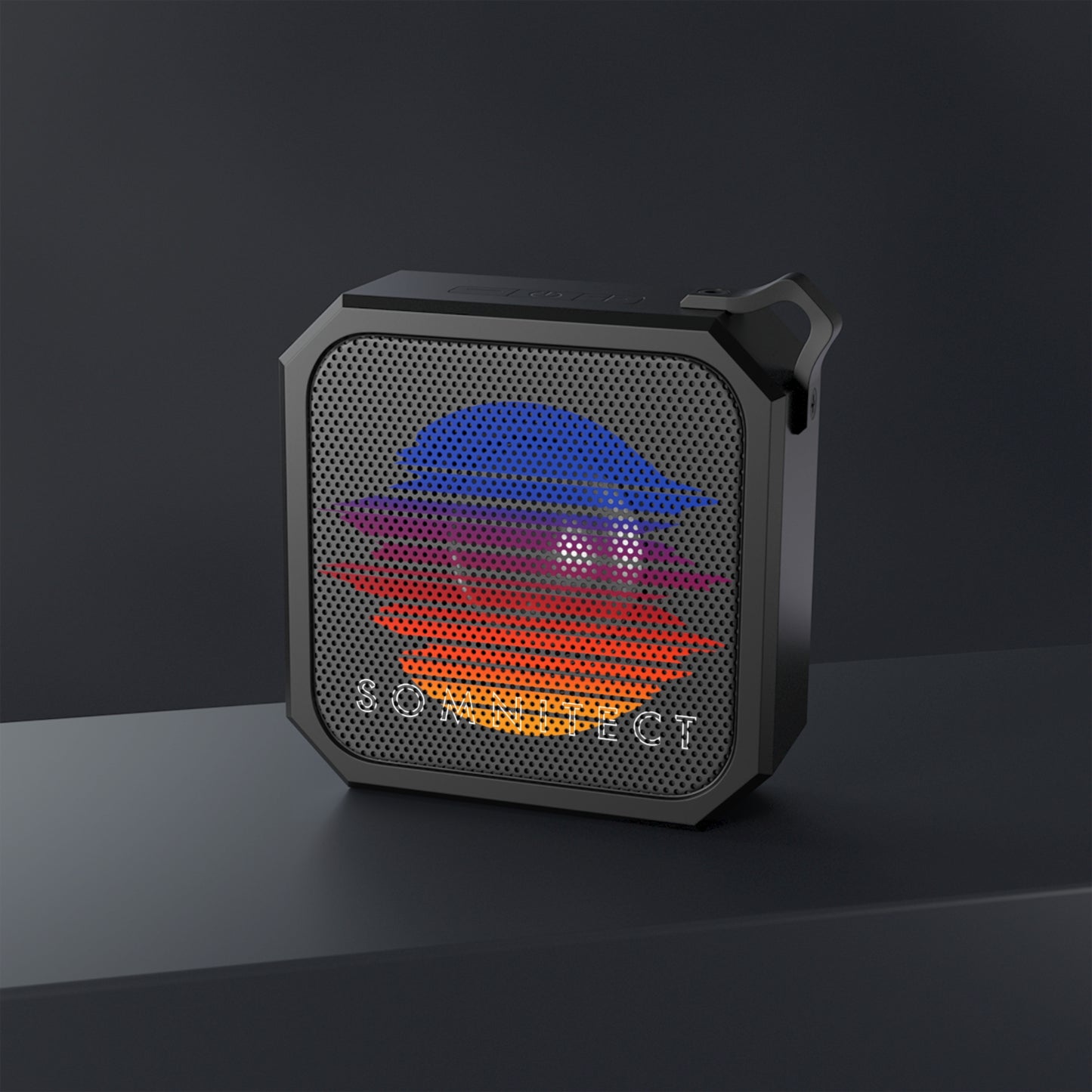 SOMNITECT Vaporwave Blackwater Outdoor Bluetooth Speaker