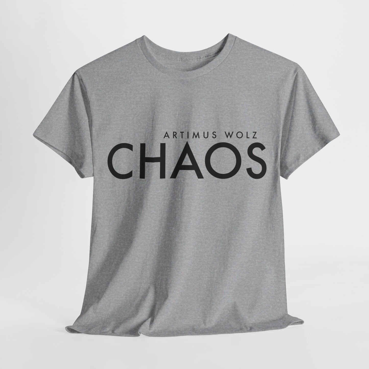 Chaos Black Logo Crew Neck Tee