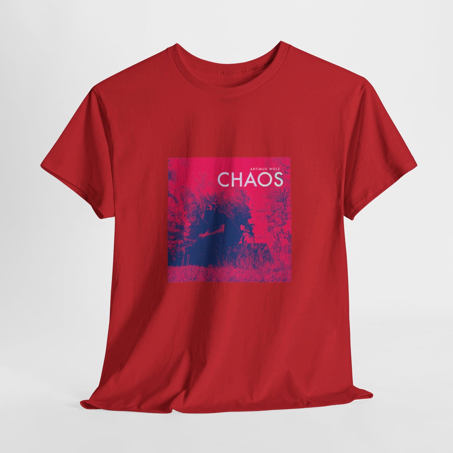 Chaos Album Art Crew Neck Tee