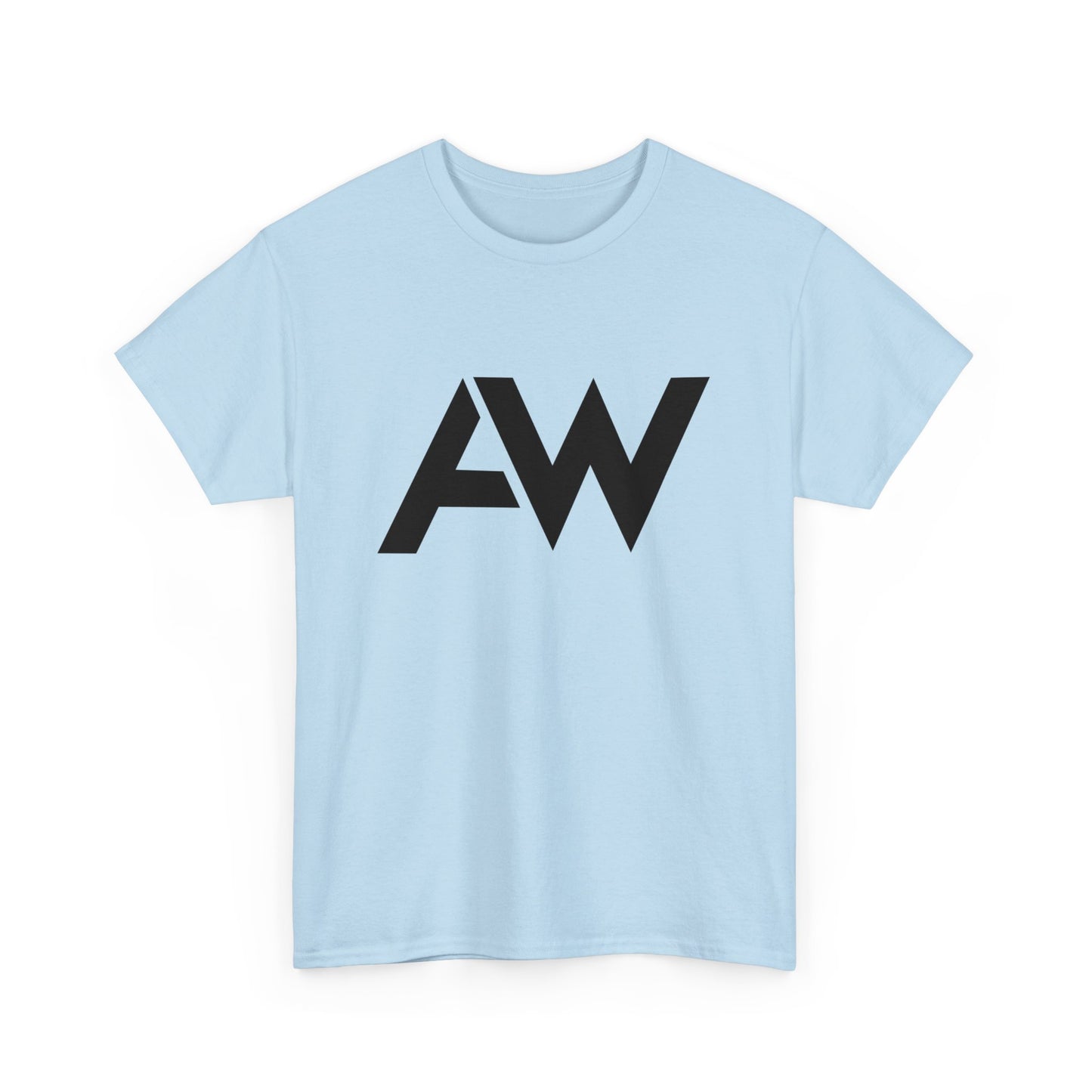 AW Black Logo Crew Neck Tee