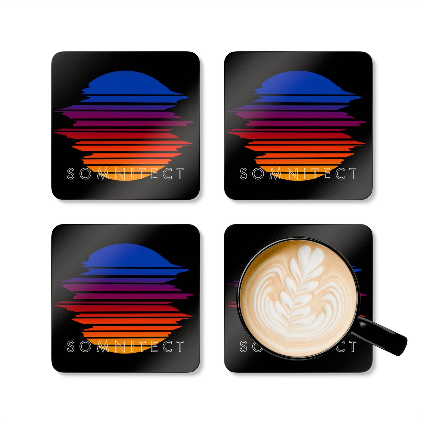 Somnitect Corkwood Coaster Set