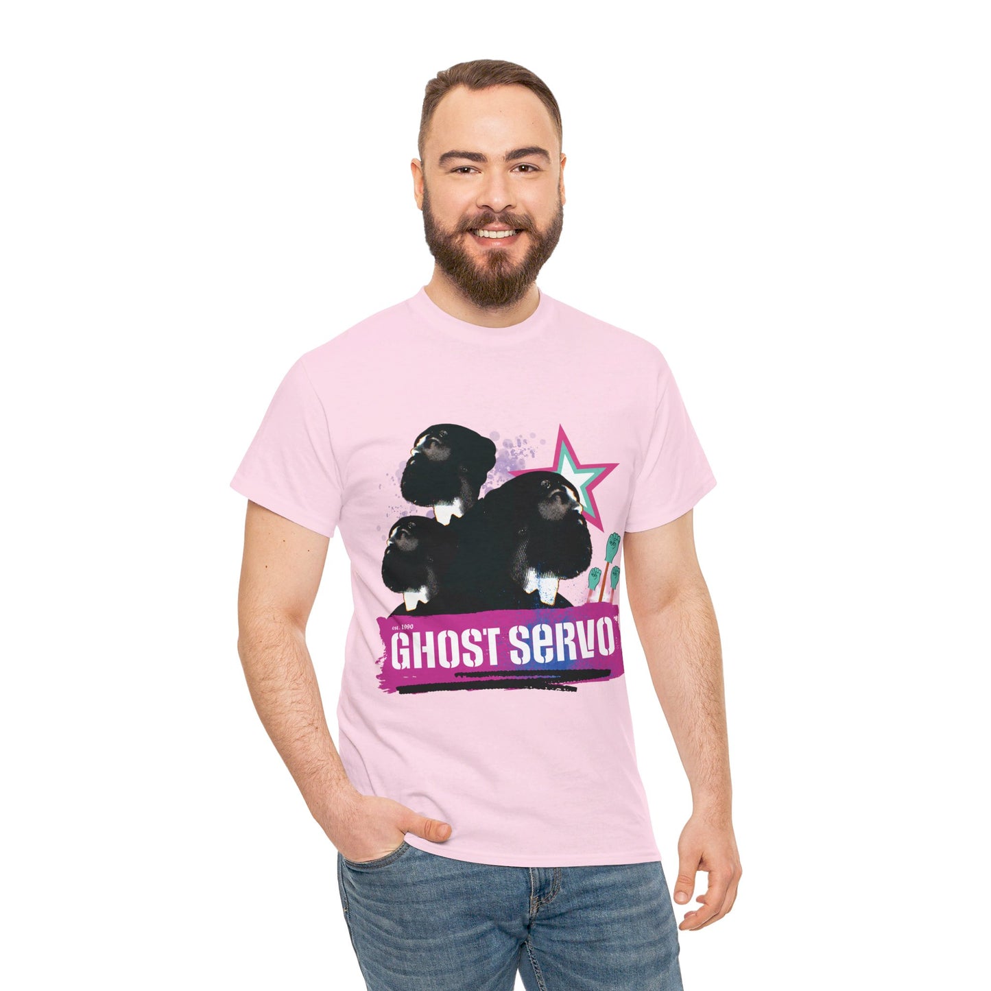 Ghost Servo Vanity Crew Neck Tee