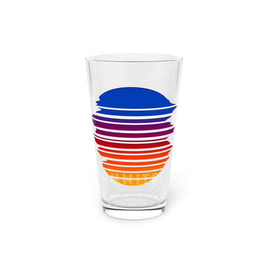 SOMNITECT Vaporwave Pint Glass, 16oz