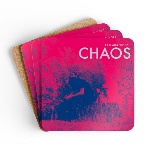 Artimus Wolz Chaos Corkwood Coaster Set