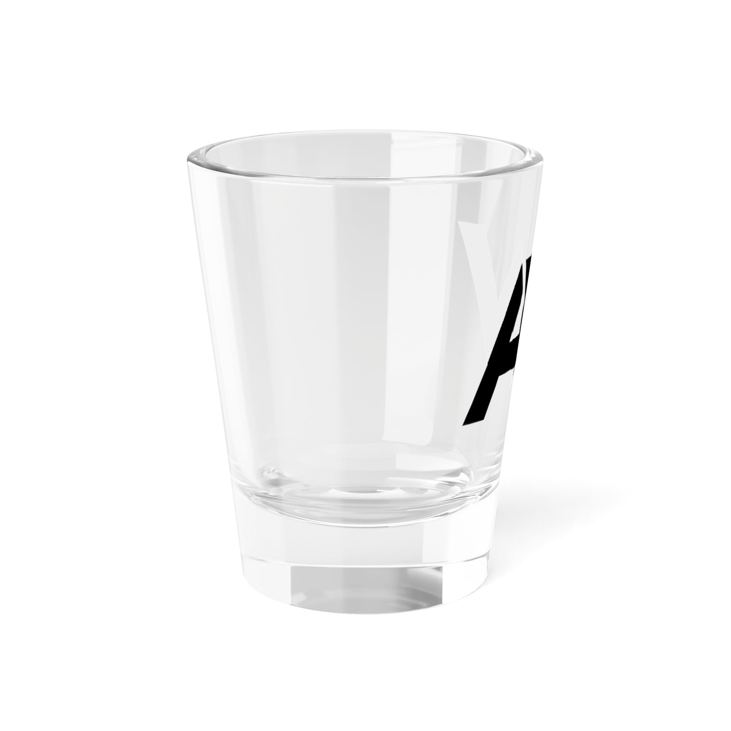 AW Black Logo Shot Glass