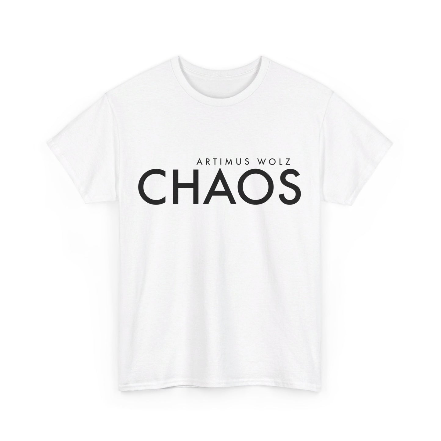 Chaos Black Logo Crew Neck Tee