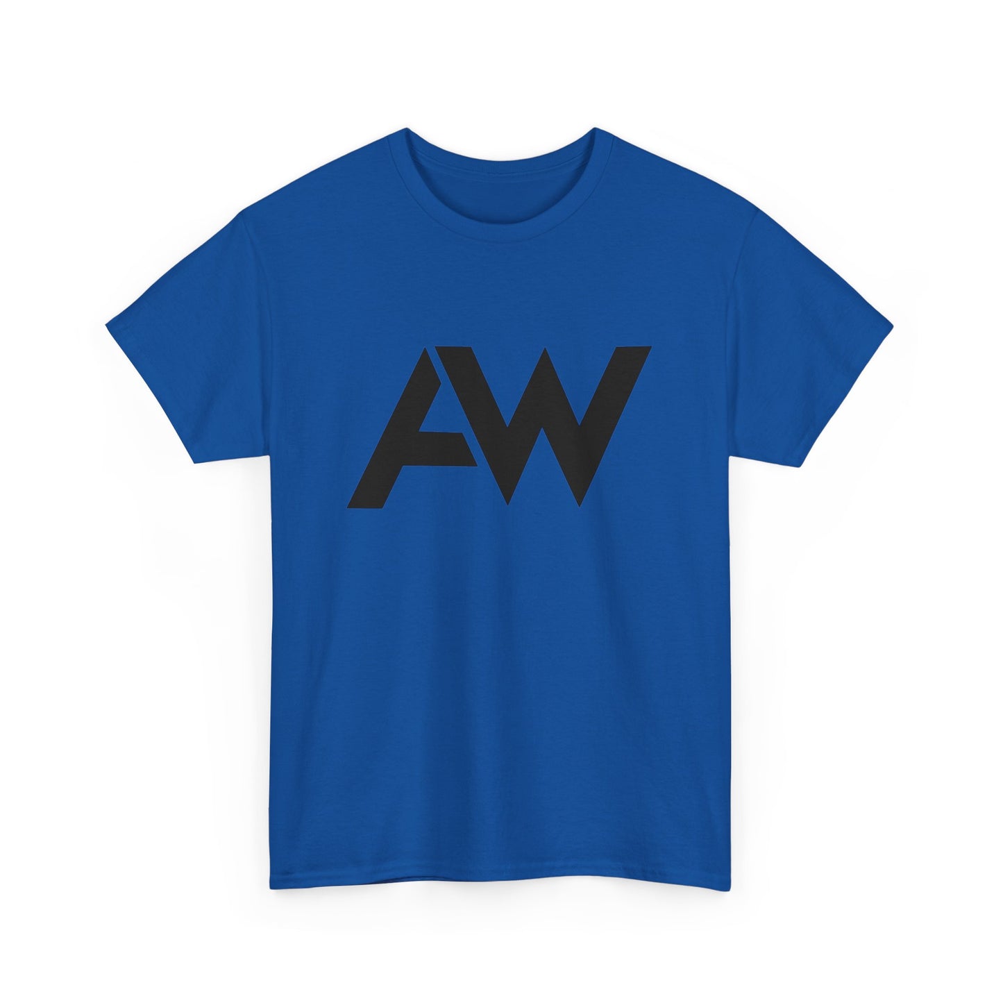 AW Black Logo Crew Neck Tee