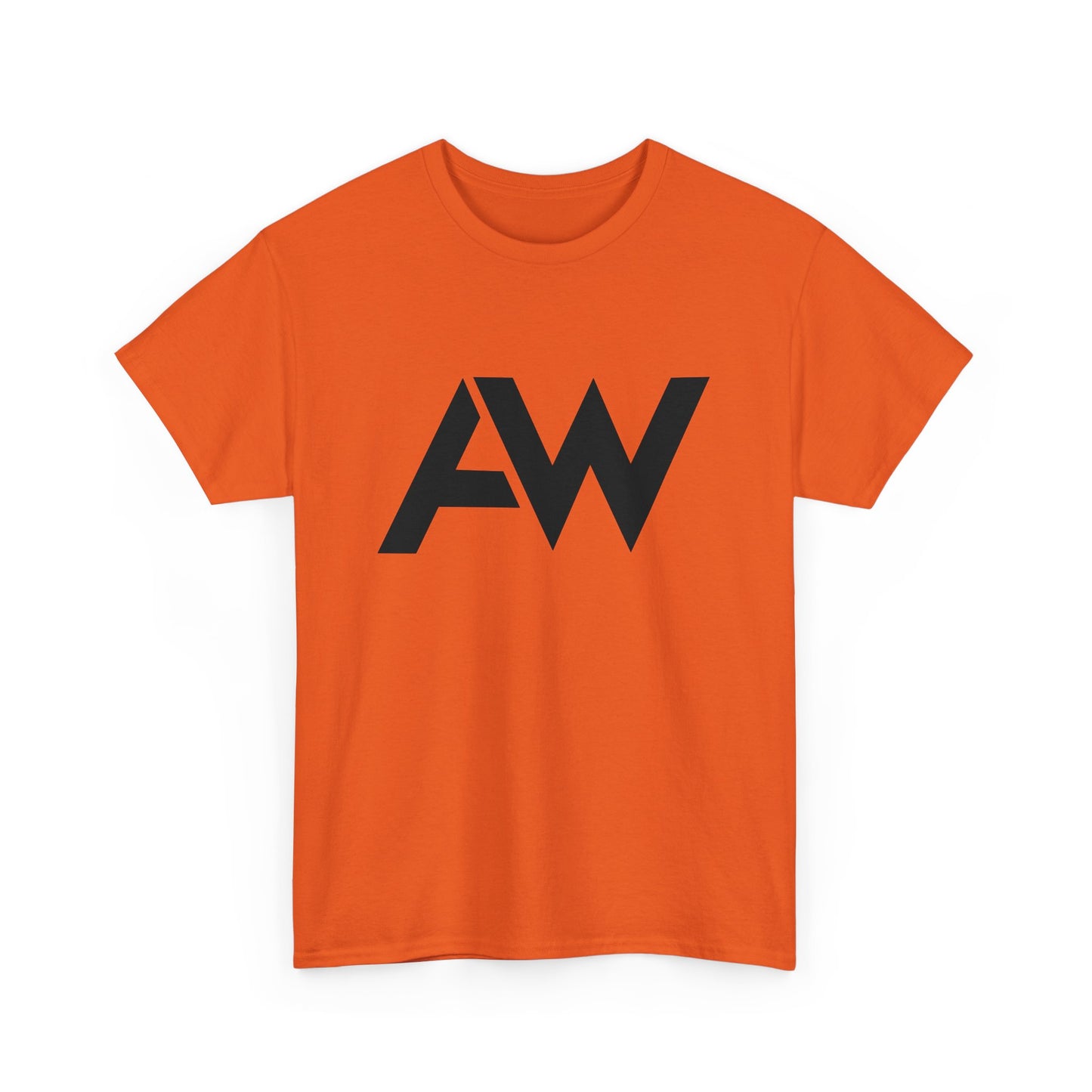 AW Black Logo Crew Neck Tee