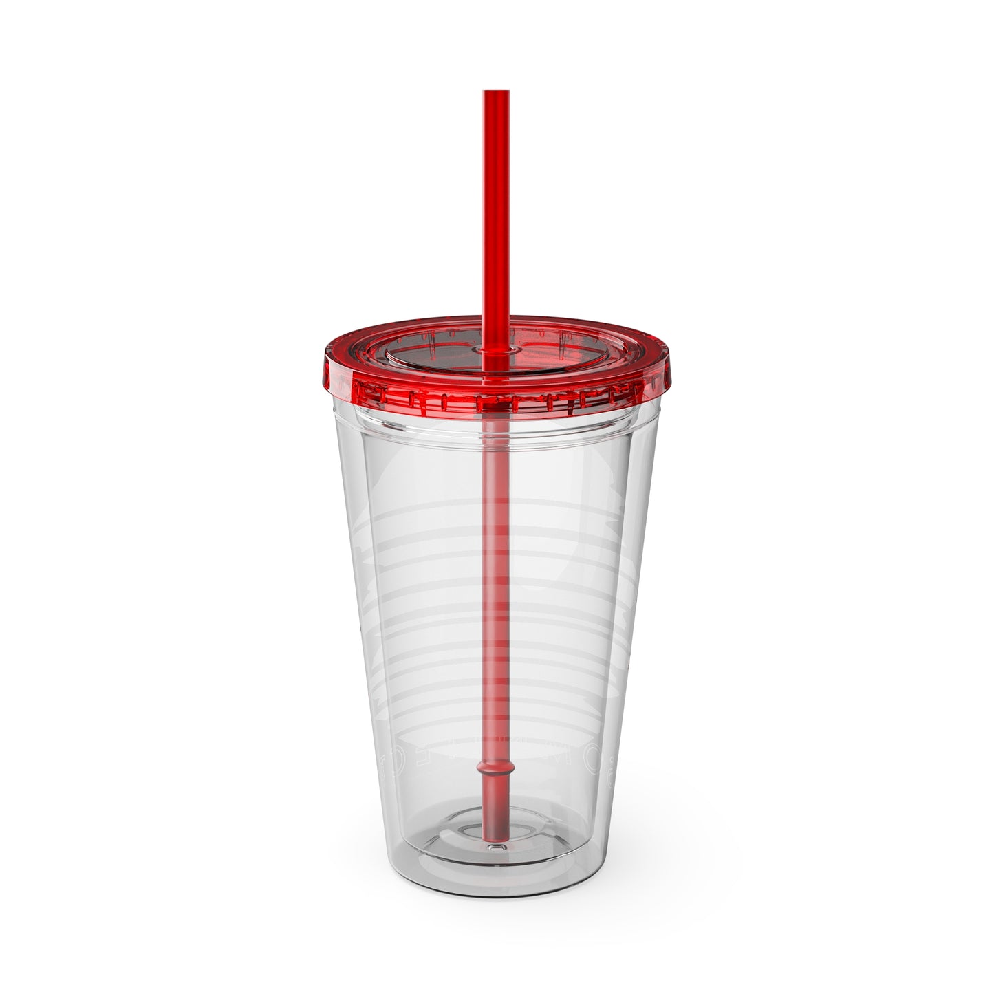 SOMNITECT Vaporwave Sunsplash Tumbler with Straw, 16oz