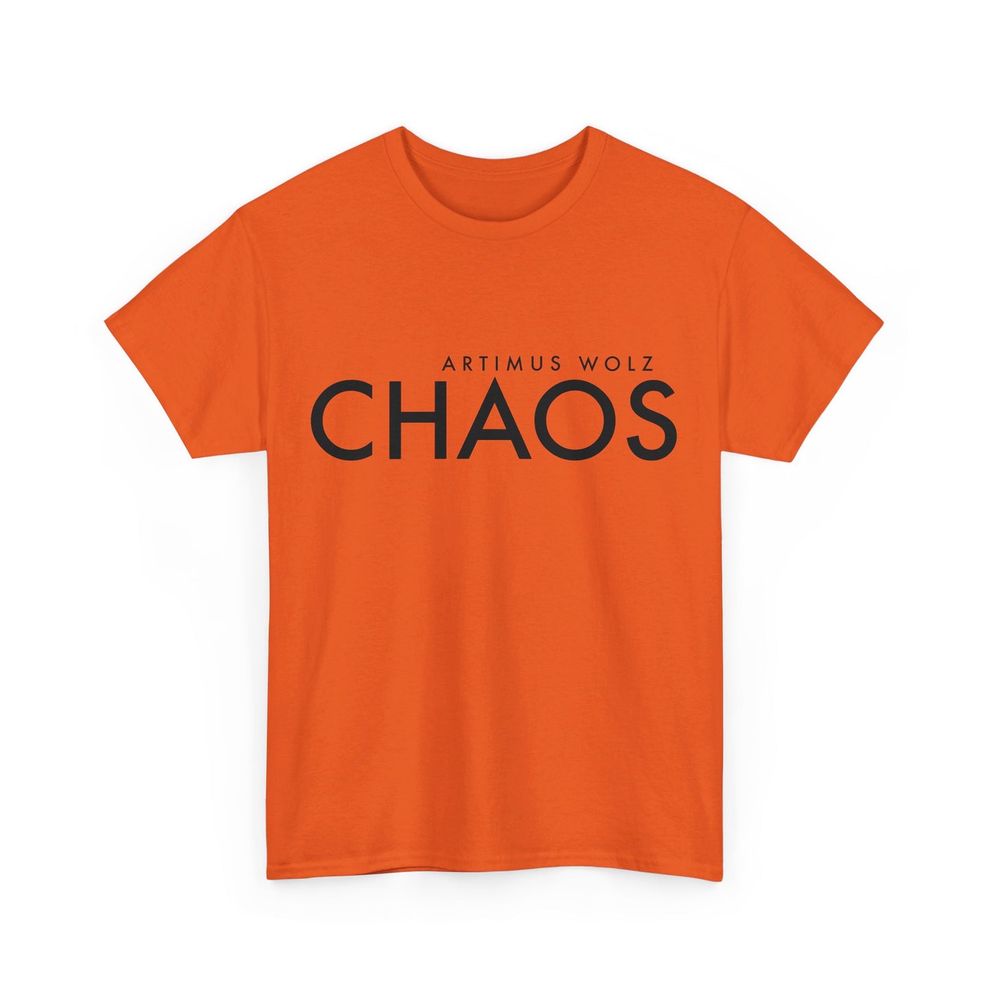 Chaos Black Logo Crew Neck Tee