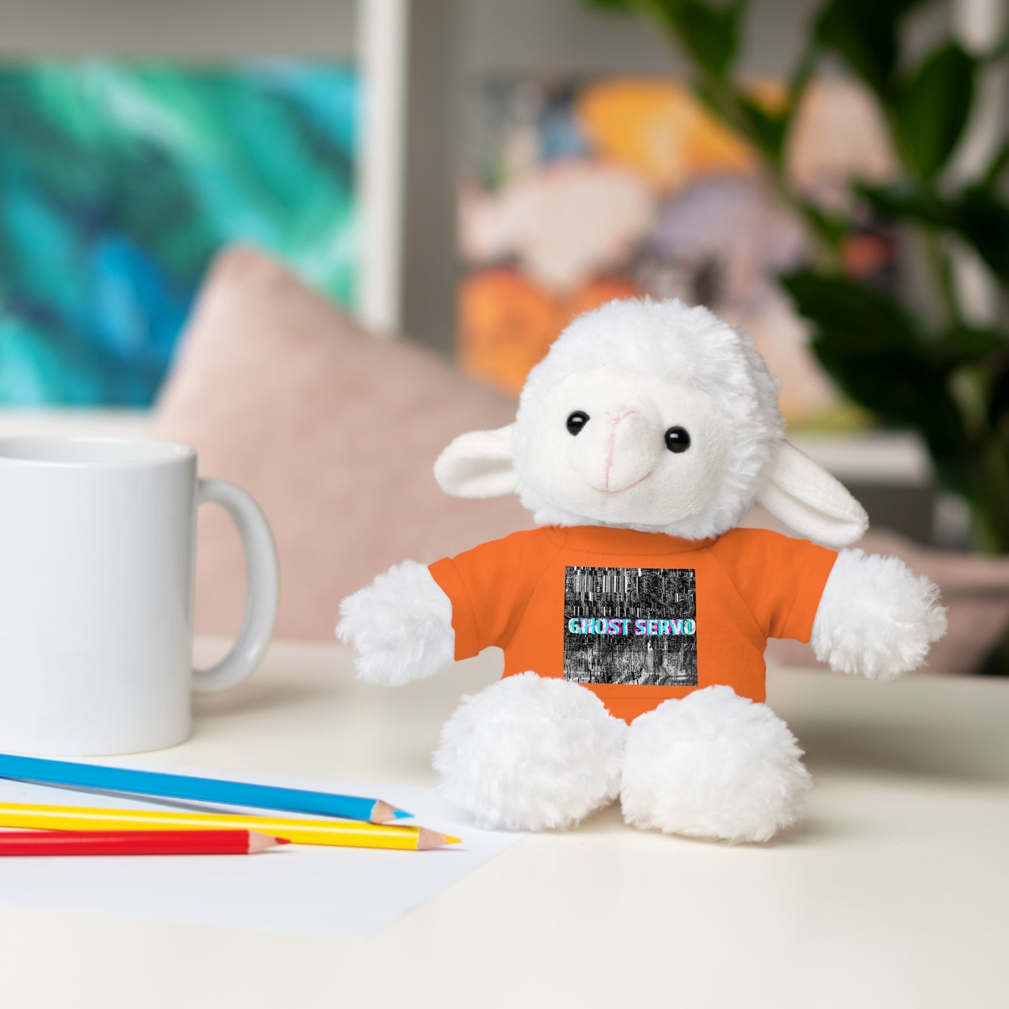 Ghost Servo Stuffed Animals with Tee