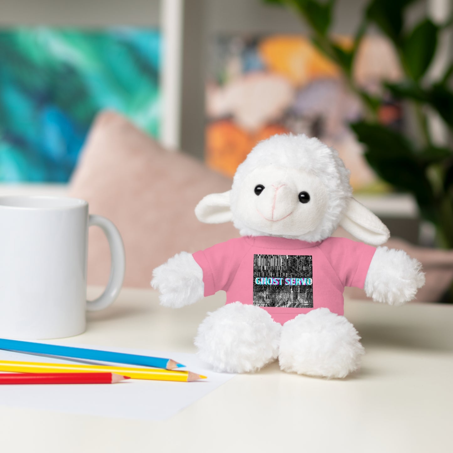 Ghost Servo Stuffed Animals with Tee