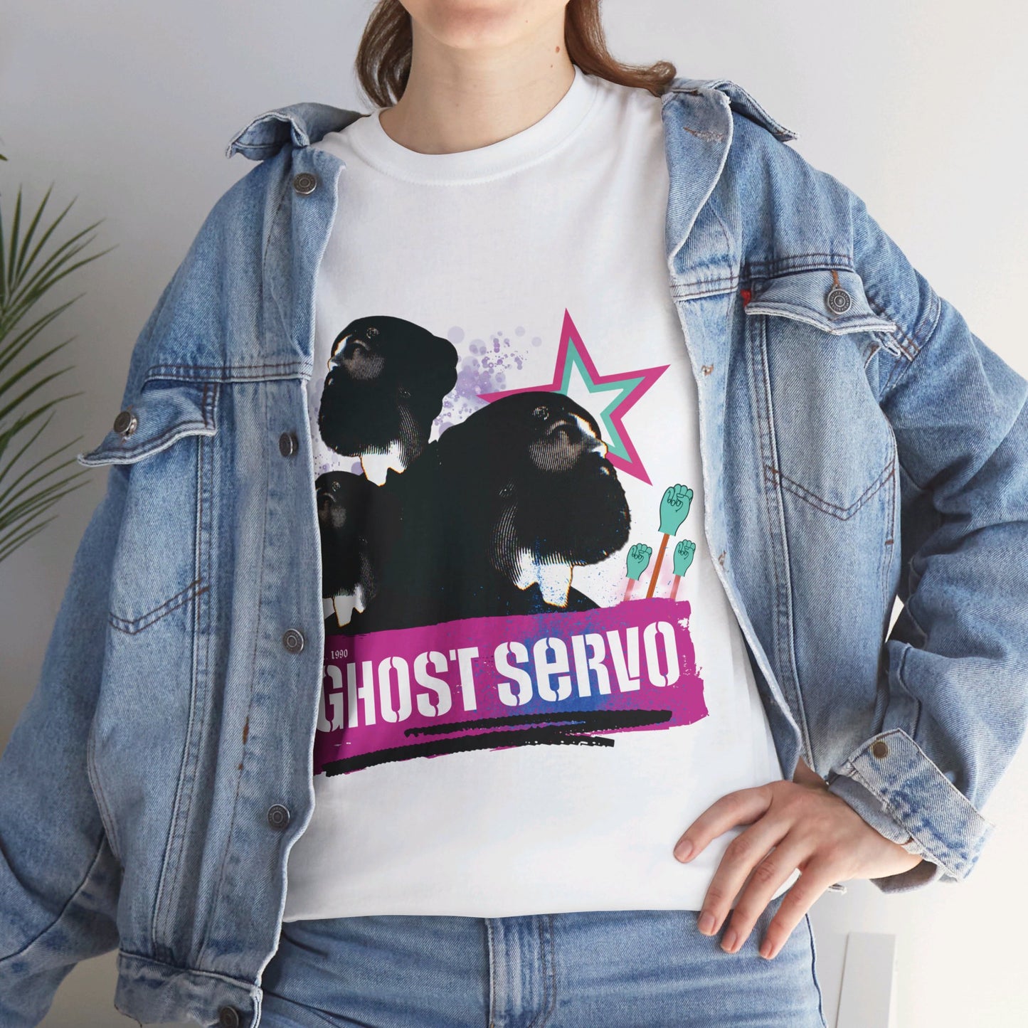 Ghost Servo Vanity Crew Neck Tee