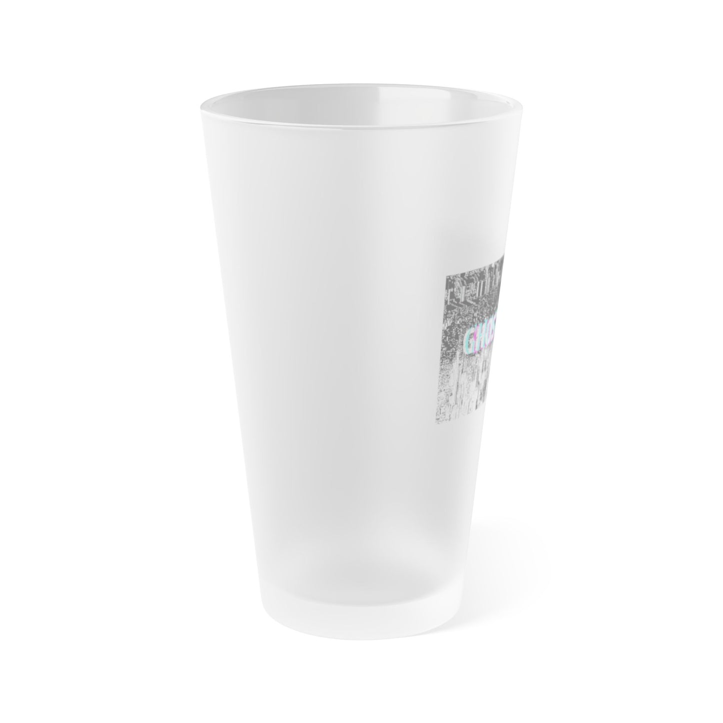 Ghost Servo Frosted Pint Glass, 16oz