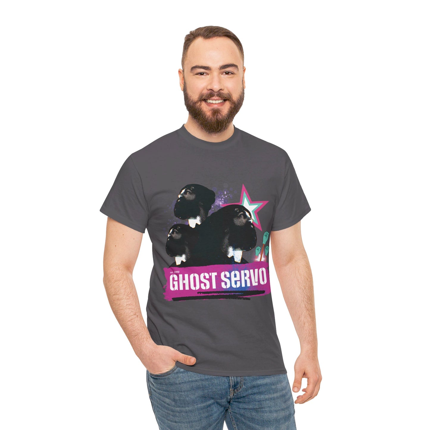 Ghost Servo Vanity Crew Neck Tee