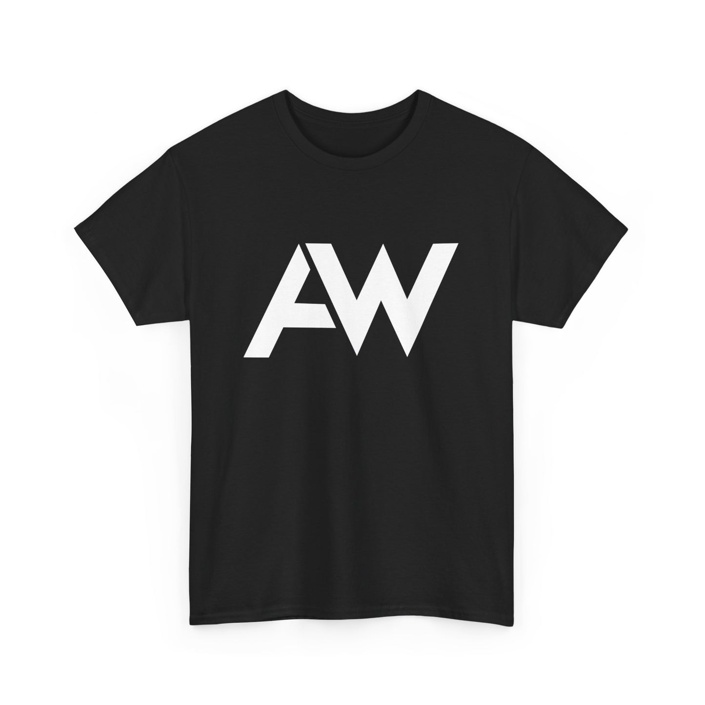 AW White Logo Crew Neck Tee