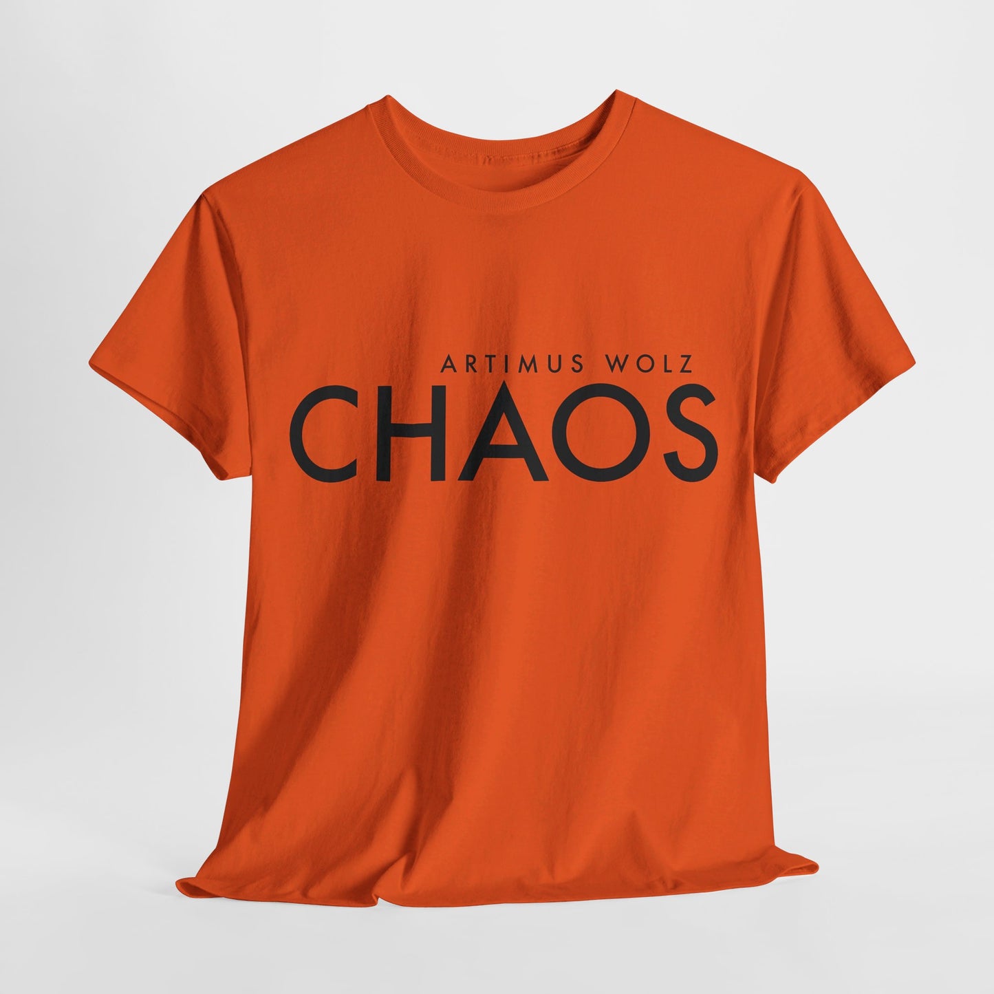 Chaos Black Logo Crew Neck Tee