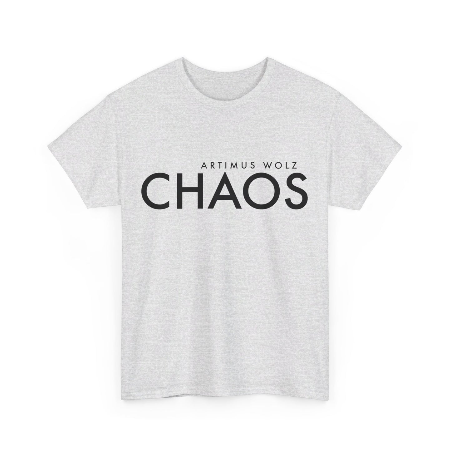 Chaos Black Logo Crew Neck Tee