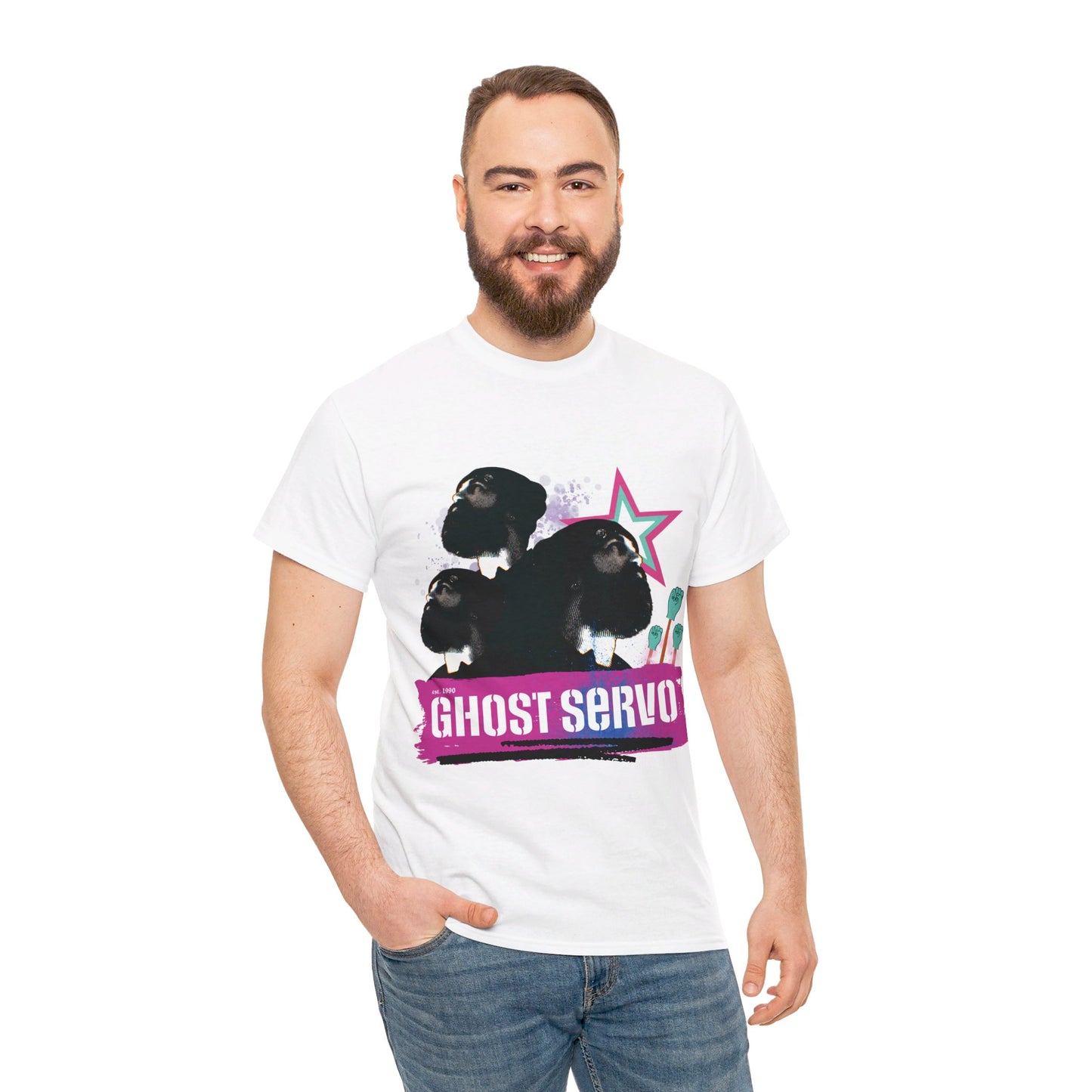 Ghost Servo Vanity Crew Neck Tee