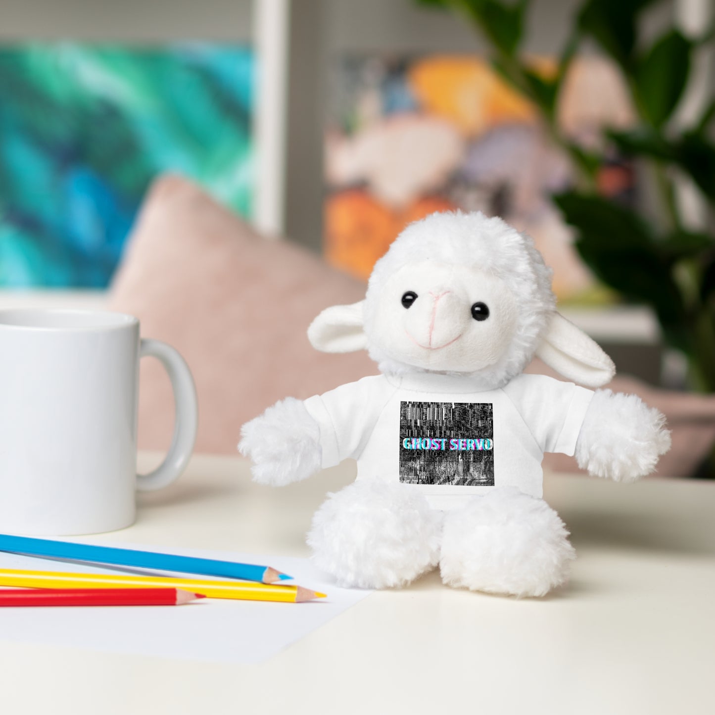 Ghost Servo Stuffed Animals with Tee