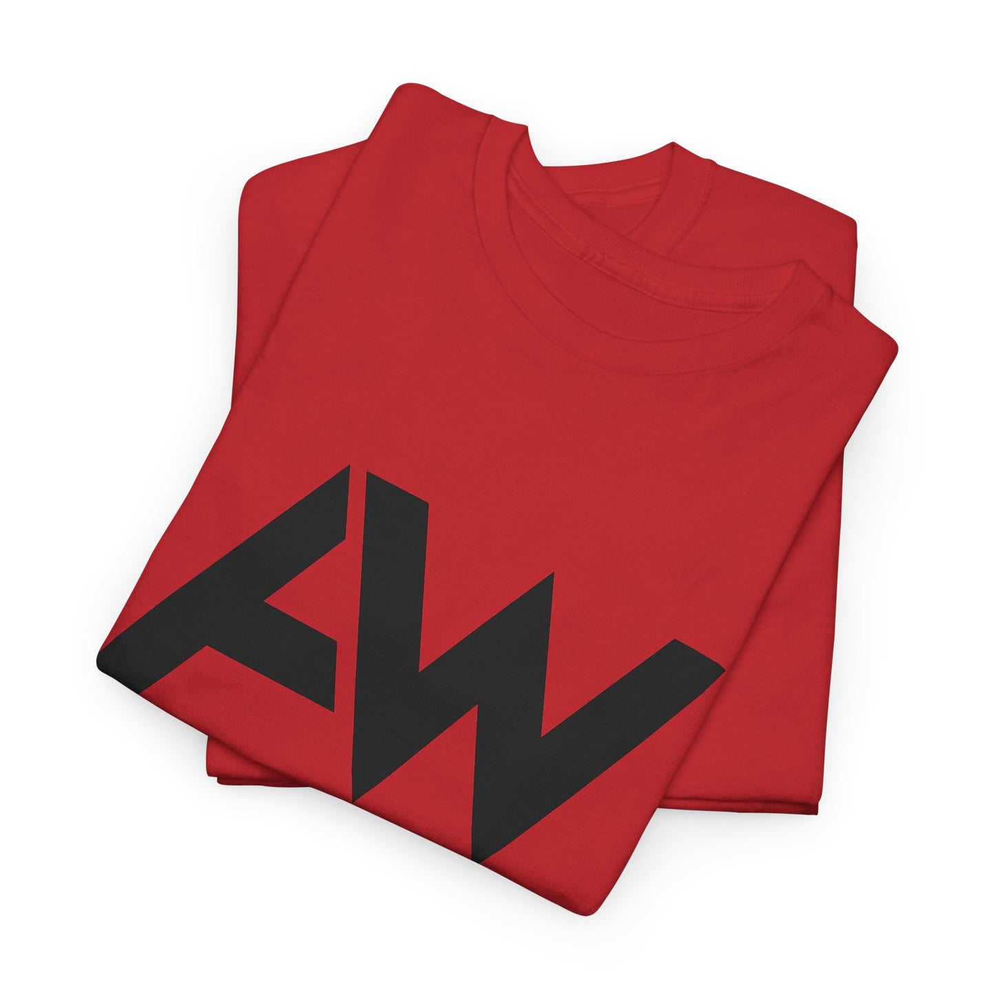 AW Black Logo Crew Neck Tee