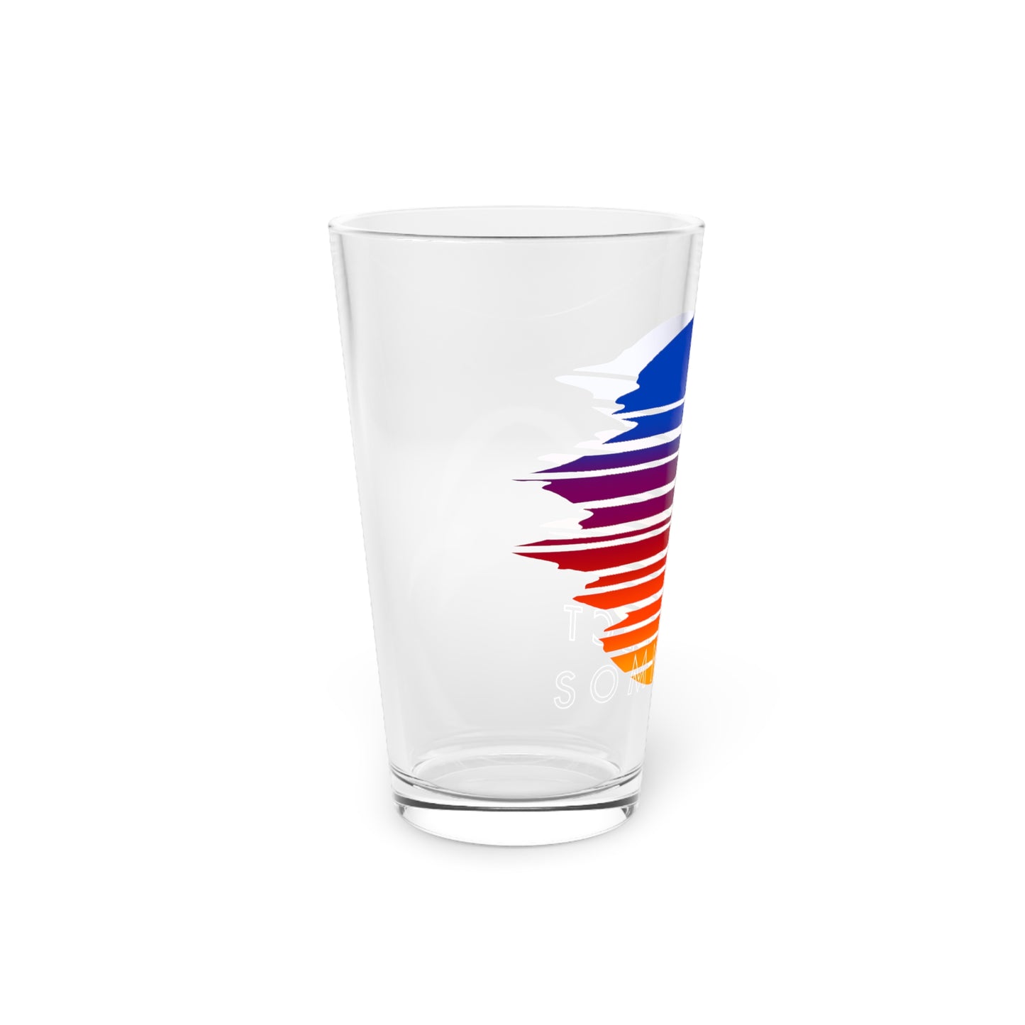 SOMNITECT Vaporwave Pint Glass, 16oz