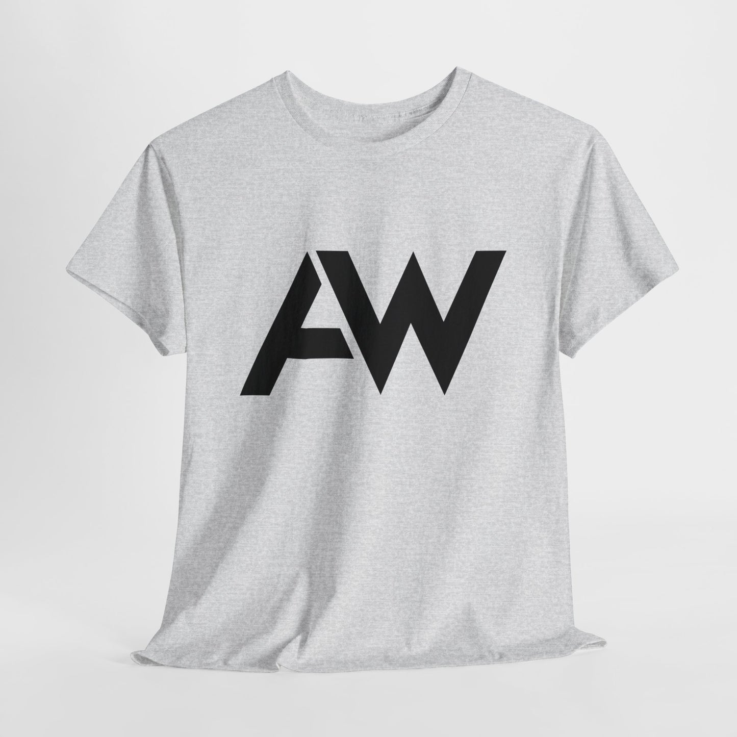 AW Black Logo Crew Neck Tee