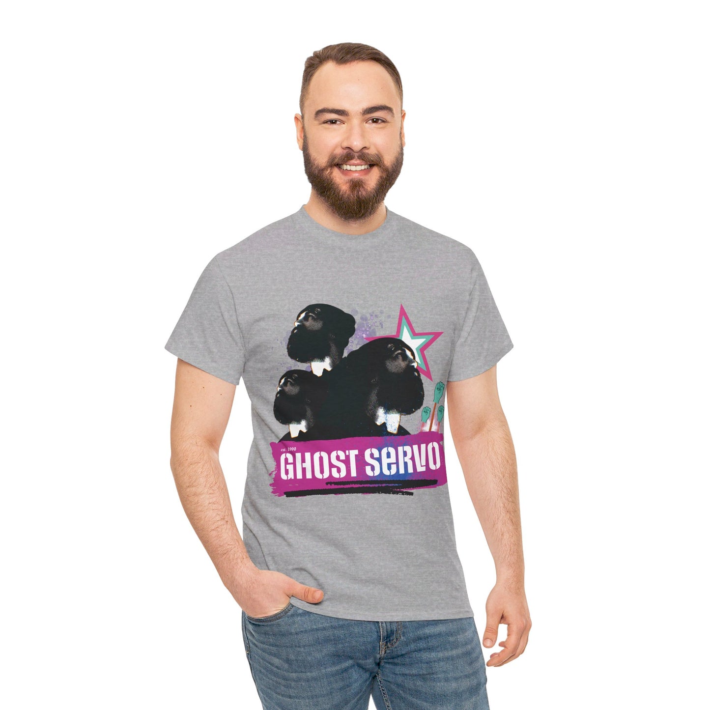 Ghost Servo Vanity Crew Neck Tee